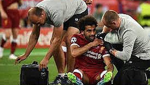 ​Salah, lesionado por Sergio Ramos, sueña con jugar el Mundial