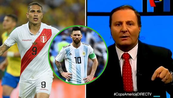 Periodista argentino orgulloso de Perú: "se pensaba ver en la final a Messi pero se vio a Guerrero"