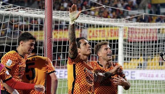Gianluca Lapadula se expresó en redes sociales tras su gol con Benevento. (Foto: Benevento)