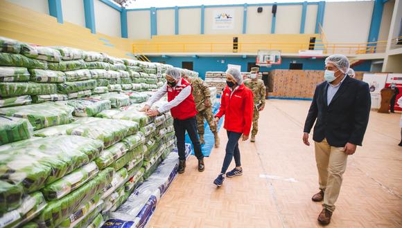 Arequipa: 611 toneladas de alimentos de Qali Warma fueron entregados en Mariano Melgar (Foto: Midis)