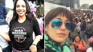 ​#NiUnaMenos: Los personajes de la farándula que fueron a la marcha [FOTOS]