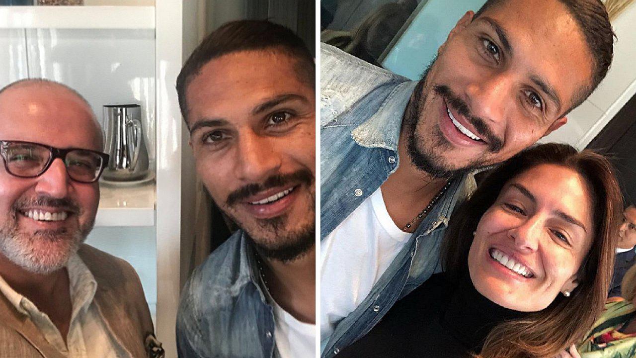 Beto Ortiz y Mávila Huertas comparten fotos de reunión con Paolo Guerrero (FOTOS)