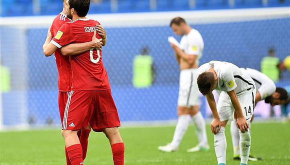 Copa Confederaciones: Rusia gana 2-0 a Nueva Zelanda en el Grupo A  