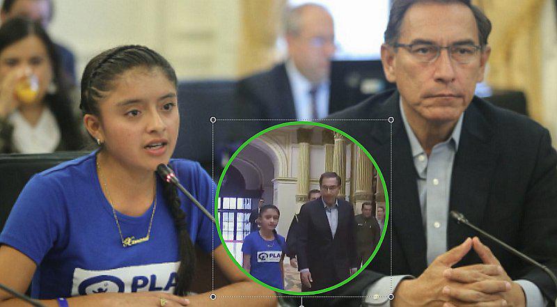 Niña piurana de 15 años se convierte en presidente del Perú por un día (VIDEO)
