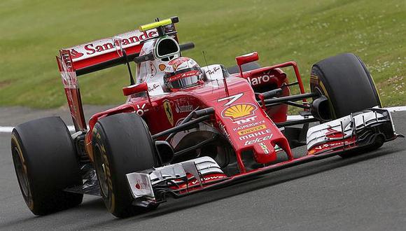 Fórmula 1: Kimi Raikkonen (Ferrari) fue el más veloz en Silverstone 