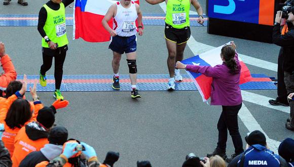 Minero chileno participó en maratón de Nueva York 