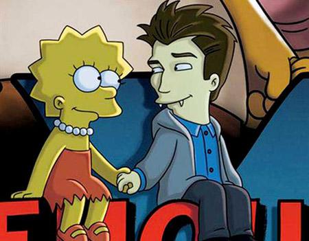 La saga Crepúsculo llega a los Simpson