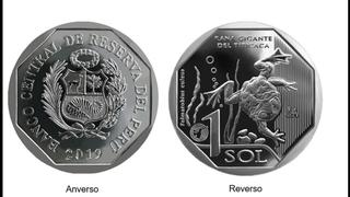BCR: Nueva moneda tiene imagen de la rana gigante del Lago Titicaca