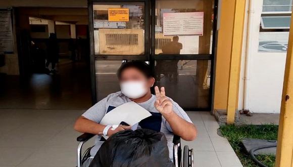 Paciente con sobrepeso diagnosticado con COVID-19 fue dado de alta del hospital Cayetano Heredia. (Foto: Minsa)
