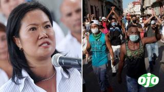 Keiko Fujimori: usuarios critican a la candidata tras su pronunciamiento sobre marchas en Cuba 