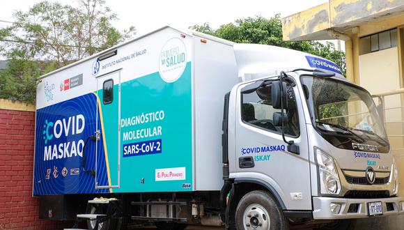 Huánuco: el gobernador Juan Alvarado Cornelio señaló que solicitará que esta unidad móvil no solo ayudará a detectar casos de coronavirus sino también de dengue.