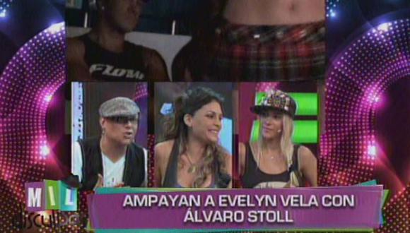 Álvaro Stoll 'distrajo' la mirada por modelo delante de Evelyn Vela [VIDEO] 