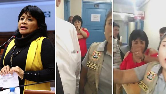 Congresista Esther Saavedra "agrede" a periodista y luego pide disculpas (VIDEO)