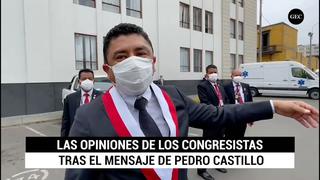 Guillermo Bermejo está “satisfecho” con mensaje de Castillo: “coherente con lo dicho en campaña”