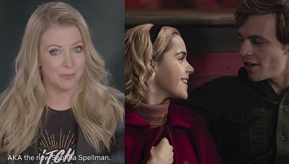 La popular 'Sabrina' envió un singular mensaje a los nuevos actores del 'remake' de Netflix (VÍDEO)