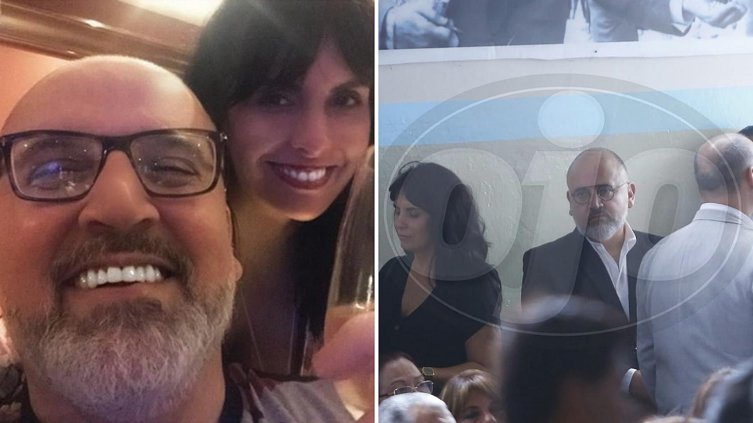 Beto Ortiz acompaña a su amiga Carla García en velatorio de Alan García (FOTOS)