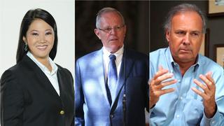 Elecciones 2016: Keiko, PPK y Barnechea lideran encuesta sin Guzmán y Acuña
