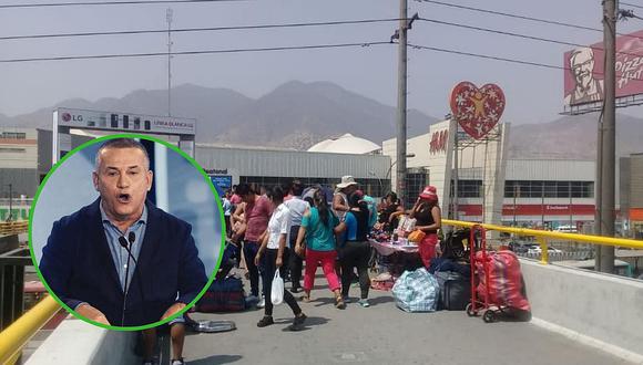 Daniel Urresti arremete contra Municipalidad de Lima e Independencia por ambulantes 