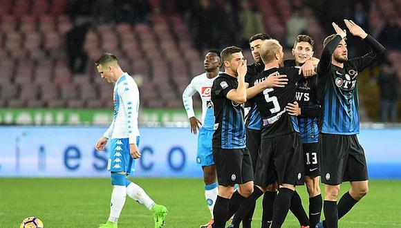 Serie A: Nápoles cae 0-2 ante Atalanta y se acostumbra a perder
