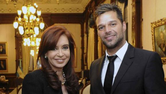 Ricky Martin se entrevistó con la presidenta de Argentina