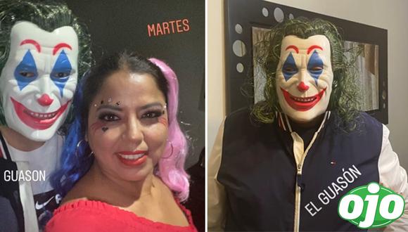 Padre de Rodrigo Cuba se disfrazó de 'Guasón' por Halloween. Foto: (Instagram/@jcuba_9).