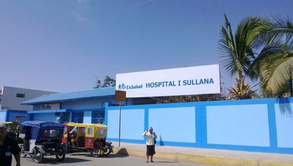 La paciente está aislada en un ambiente especial del Hospital de Essalud de Sullana, en Piura.