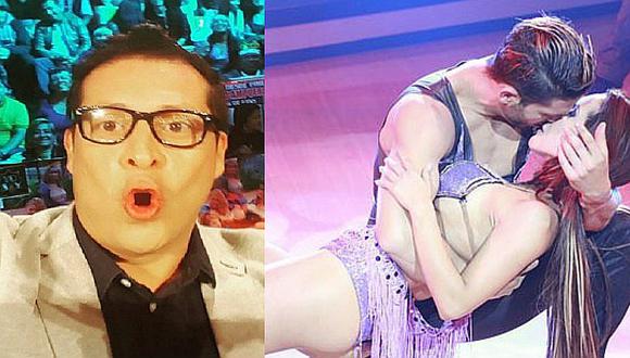 ¿Rosángela Espinoza en "saliditas" con su bailarín tras beso en El Gran Show? [VIDEO]
