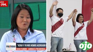 Keiko Fujimori: “Que Kenji me defienda, caló mucho” | VIDEO