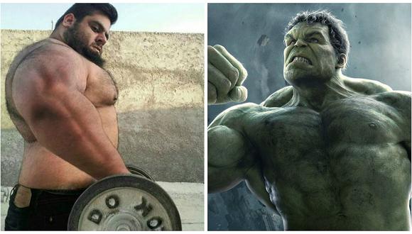 Facebook: Conoce al "Hulk" iraní que causa sensación en las redes sociales [FOTOS]