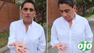 Carlos Álvarez denuncia que dejaron una bala afuera de su vivienda: “Pierden su tiempo”