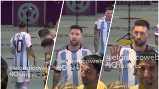 ¿Qué olvidó Messi? El insólito momento de Lionel previo al Argentina vs. Croacia | VIDEO