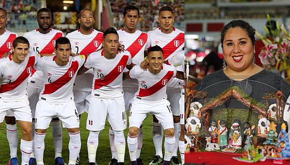 Presentan nacimiento con motivo de la selección peruana de fútbol (FOTOS)