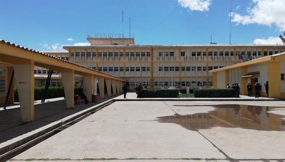 Puno: el Hospital Carlos Monge Medrano sí se encuentra abastecido para atender a pacientes con COVID-19 y otras enfermedades. (Foto: Difusión)