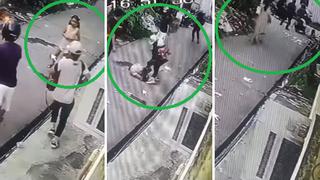 Maleantes golpean a niña que intenta defender a su papás de un asalto (VIDEO)