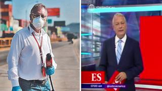 Gunter Rave condujo hoy “América Noticias Edición Sábado” tras estar reporteando en la calle | VIDEO  