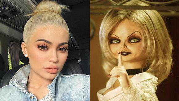 ¿Kylie Jenner quiere imitar a Tiffany, la novia de Chucky? [FOTO]
