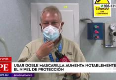 Especialistas recomiendan el uso de doble mascarilla para mayor protección contra la covid-19