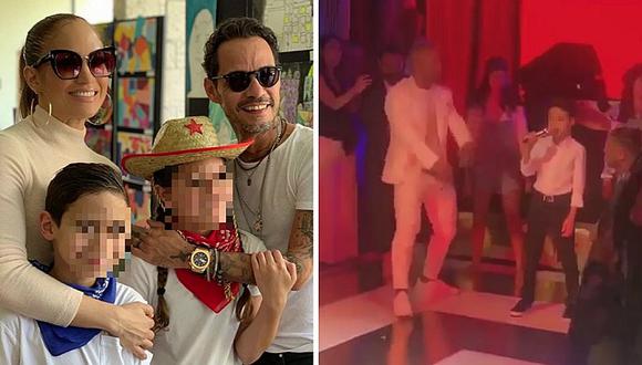 Hijo de Jennifer López y Marc Anthony canta por primera vez | VIDEO