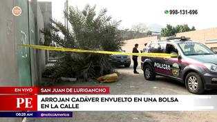 Macabro hallazgo en San Juan de Lurigancho: Vecinos encuentran cadáver en una bolsa (VIDEO)