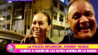 Superior de la Policía Nacional le pide saludos a la suboficial Josmery Toledo | VIDEO