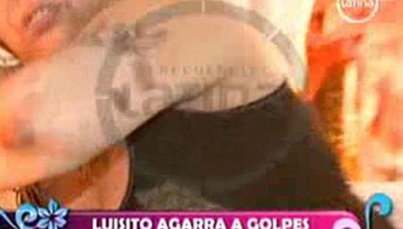 Luisito maltrata físicamente a su esposa y cantante Lucía de la Cruz 