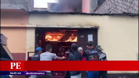 Mujer muere calcinada al incendiarse su vivienda