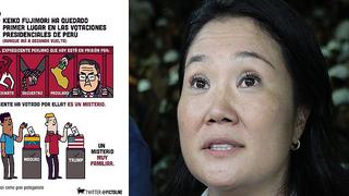 ​Keiko Fujimori: Imagen de web mexicana la crítica y se vuelve viral
