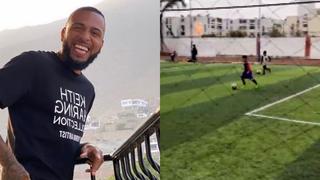 Alexi Gómez comparte emotivo video de su hijo siguiendo sus pasos en el fútbol