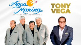 Agua Marina brindará show por Año Nuevo junto a Tony Vega y solo las personas vacunadas podrán asistir