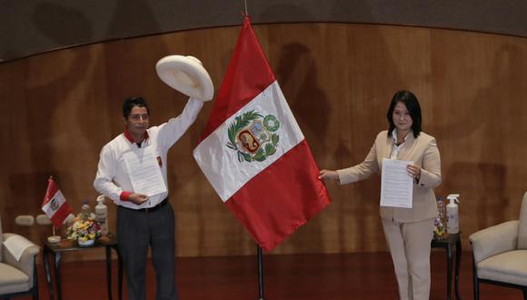 Pedro Castillo y Keiko Fujimori debatirán en la ciudad de Arequipa este domingo 30 de mayo en evento organizado por el JNE. (Foto: Renzo Salazar/GEC)