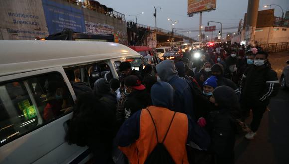 Paro de transportistas se acata este lunes en Lima y Callao. Foto: GEC