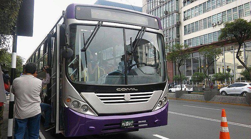 Corredor SJL: así fue el primer día de los buses morados por la av. Abancay (VIDEO)