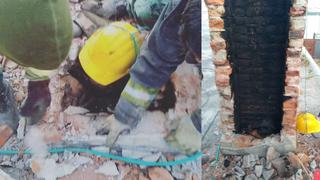 Argentina: intentó entrar a la casa de su expareja y quedó atascado en la chimenea