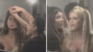 ​Brunella Horna le arma escena de celos a Richard Acuña por bailar con Ivana Yturbe (VIDEO)